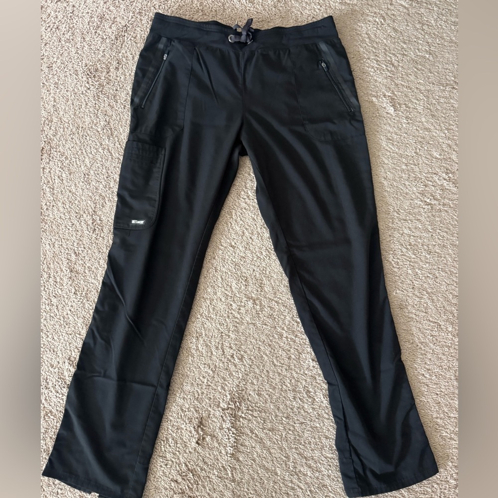 Grey's Anatomy Women's Black Straight Leg Pants
